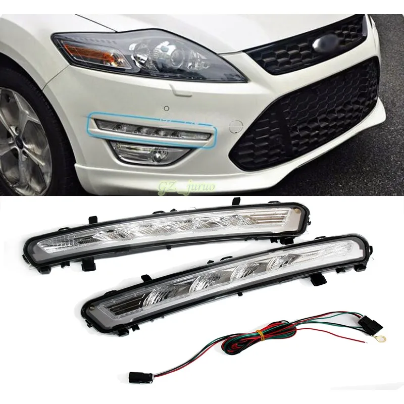 

Automotive accessories For 2011 2012 2013 Ford MONDEO 2x LED DRL Driving Daytime Running Day Fog Lamp Light