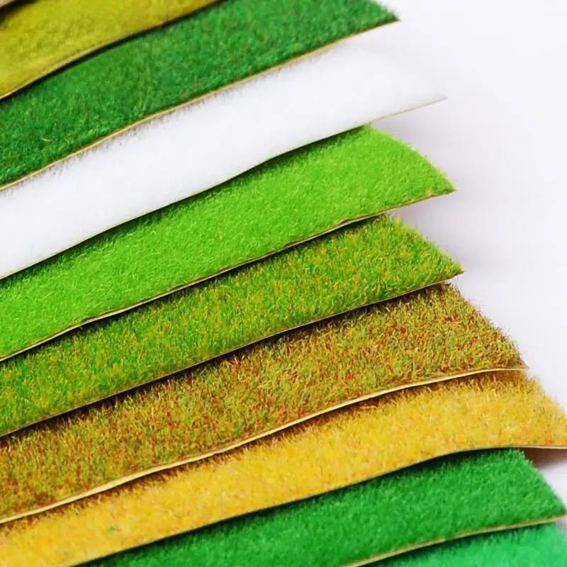 나일론 잔디 모형 잔디 - 건축 모형 모래 테이블 미니어처 풍경 미니어처 장면 제작 재료용 플로킹 잔디