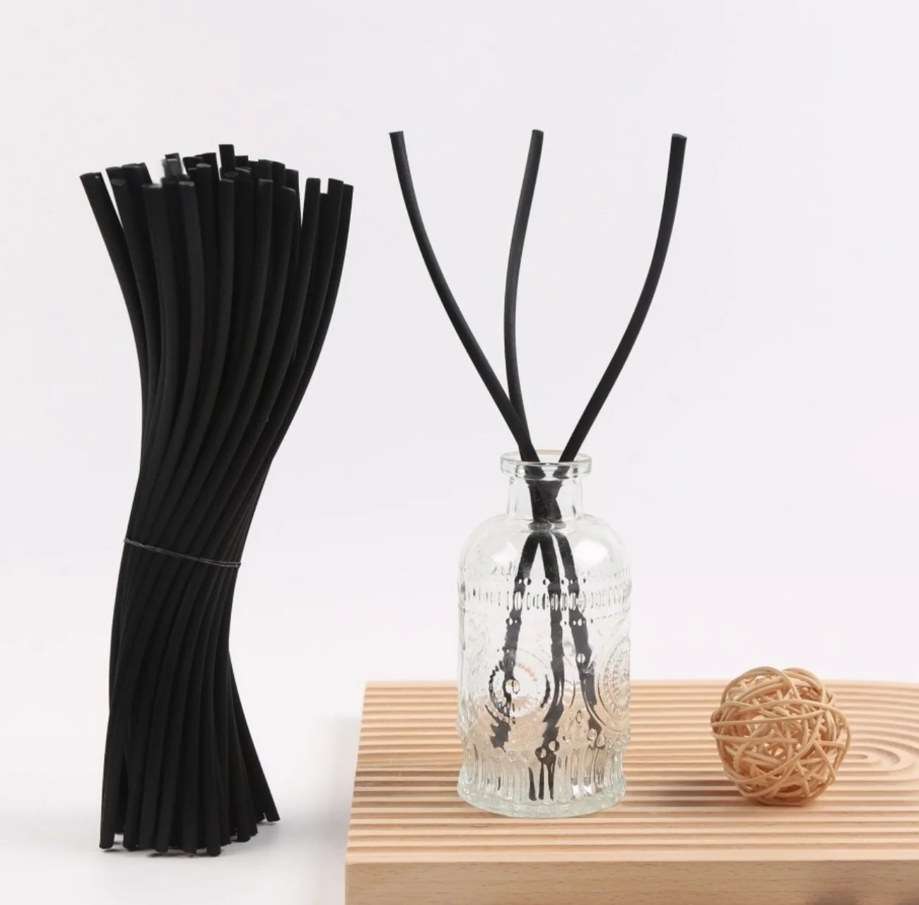 20pcs 3mm28cm New Style Curved Absorbent Evaporation Sticks Diffuser Sticks Available in Pink White Black Colors