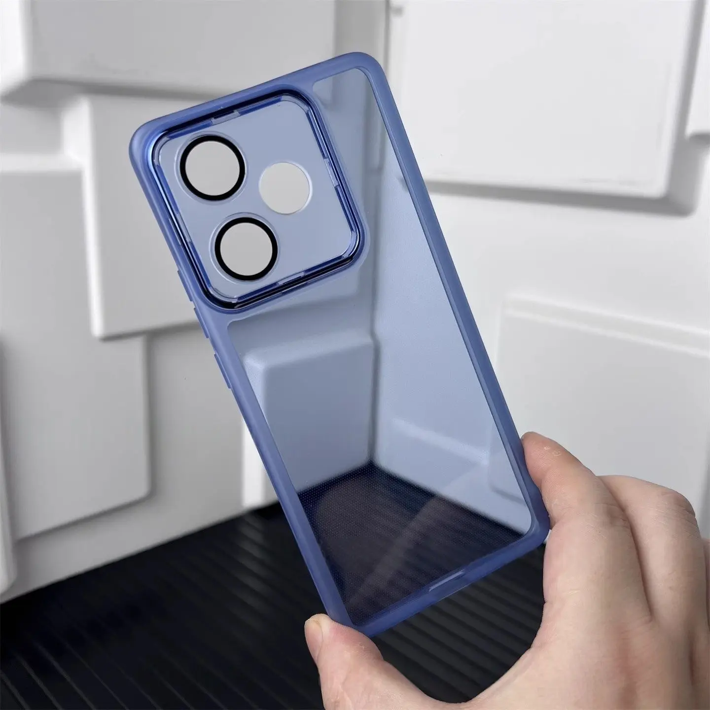 Para Realme GT 7/GT 7T/GT7 PRO Funda Simple borde antideslizante a prueba de caídas transparente TPU Funda para Realme GT 7 T PRO Funda de parachoques