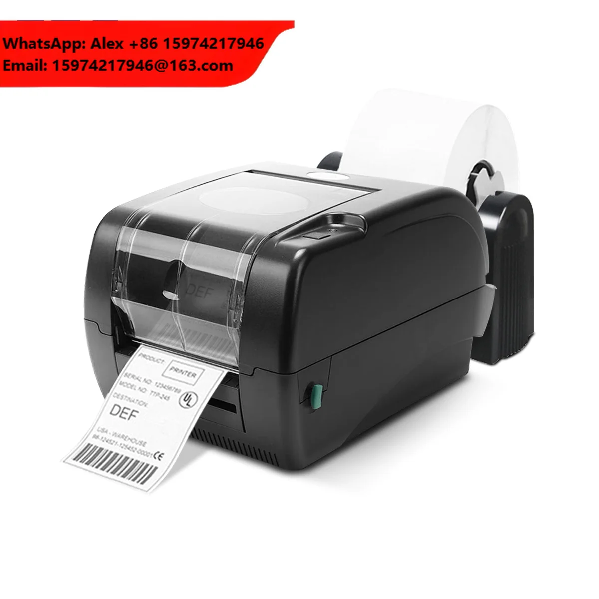 TSC TTP-247 TTP-345 Desktop Thermal Label Barcode Printer Direct Thermal & Thermal Transfer USB Port 203DPI 300DPI Printer