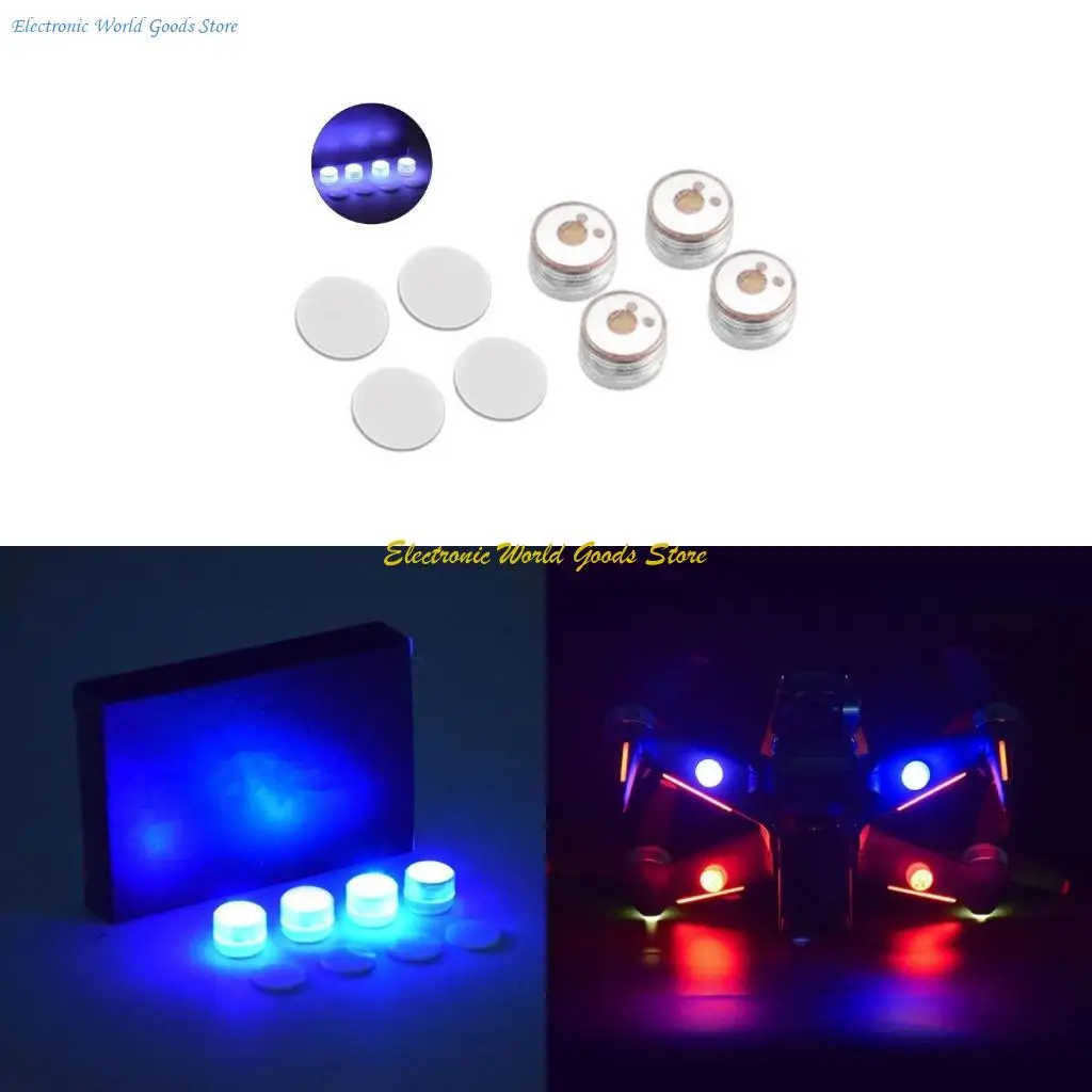 A3PD 4pcs Señal vuelo nocturna LED LED Flashing Light ADVERTENCIA ADVERTENCIA LED LED