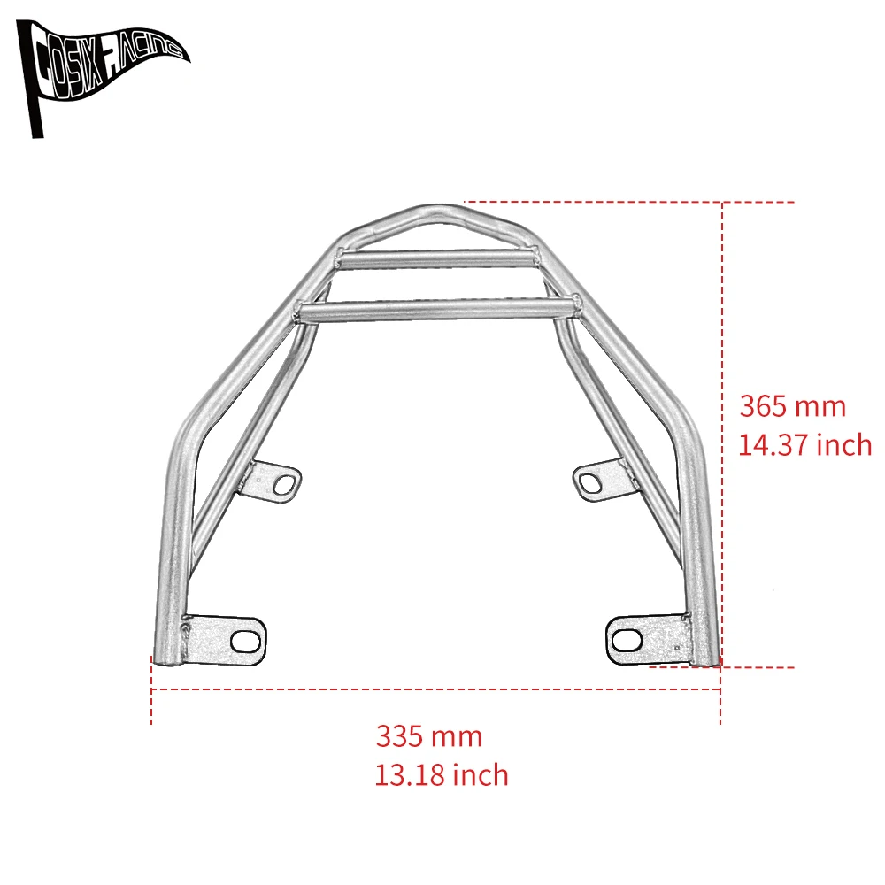 

Fit For SCRAMBLER 400 SIXTY2 2016-2022 SCRAMBLER 800 2015-2022 rear tail rack top box case suitcase carrier board