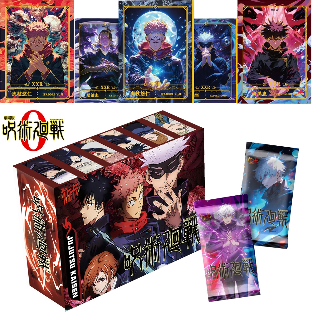 New Jujutsu Kaisen Collection Card Box All Set Japan Anime Character Satoru Gojo Rare SSP SSR Card Children\'s Toy Birthday Gift