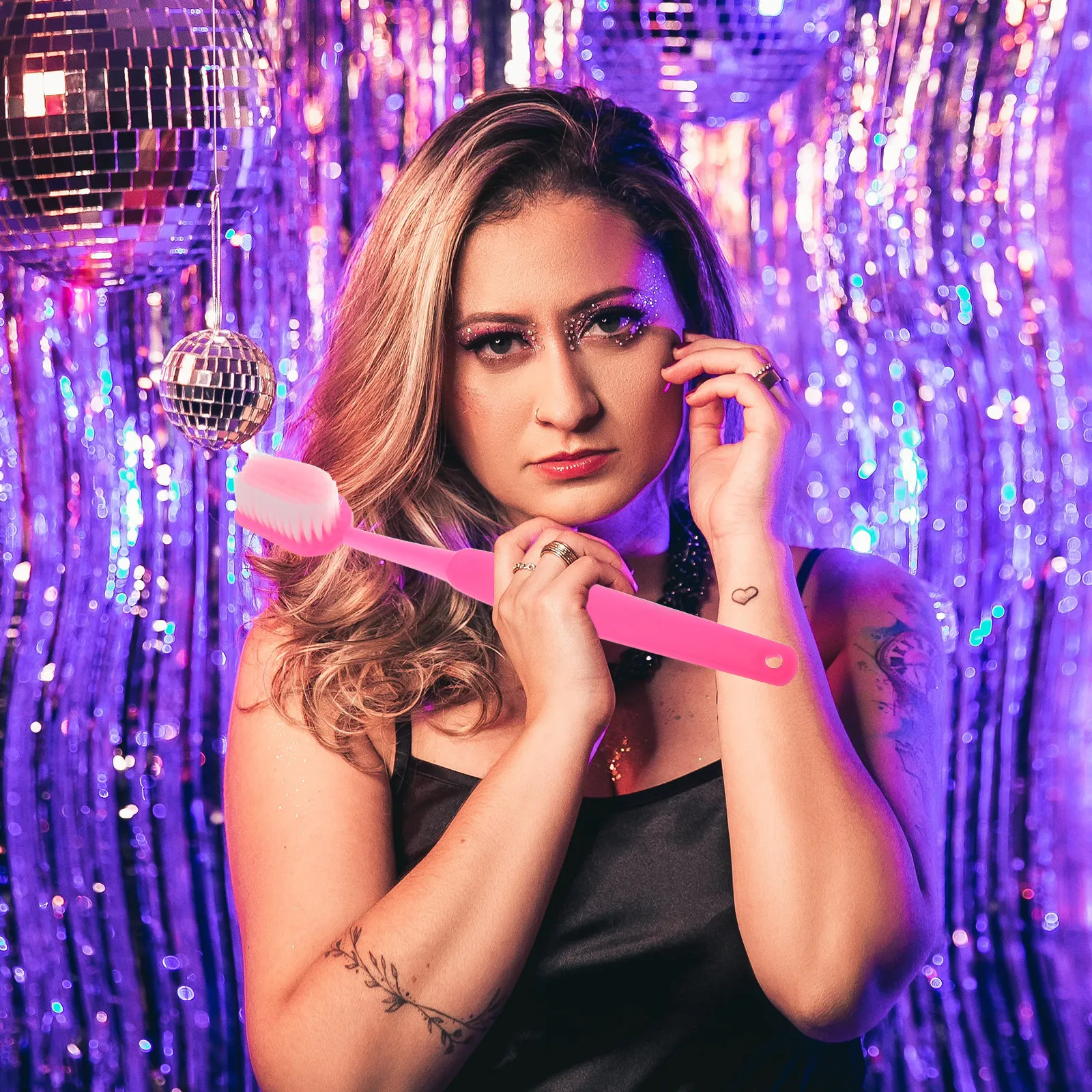 

2 шт. больших зубных щеток-реквизитов, креативный гигантский реквизит для фотосессий на вечеринку, Хэллоуин, день рождения, свадьбу, для розыгрышей и декораций