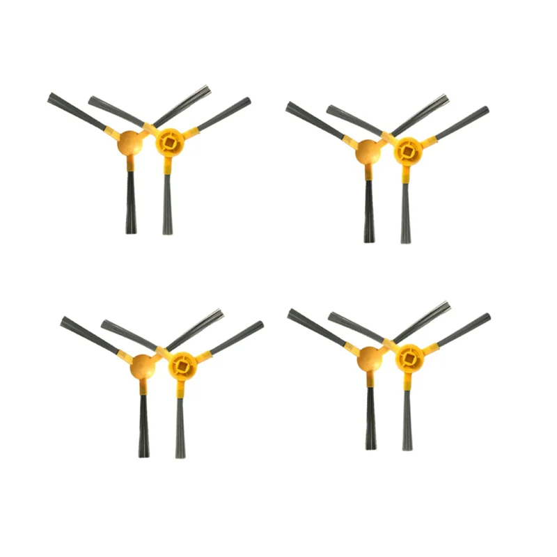 ABZA-8Pcs Side Brushes For Haier T550W T560H Robot Vacuum Cleaner Replacement Home Cleaning Accessories Durable