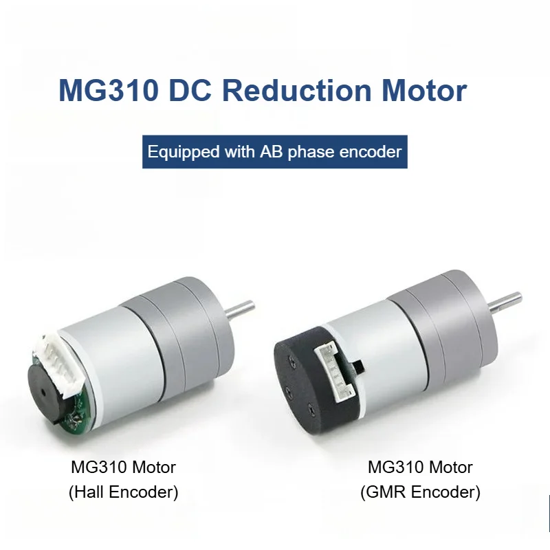 MG310 DC 7.4V Reduction Gear Motor GMR Encoder Code Speed Measurement DIY Self-Balancing Car Inverted Pendulum/Upright ROS Robot