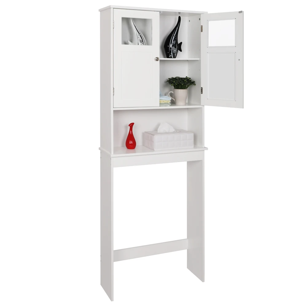

Double Doors Bathroom Cabinet White