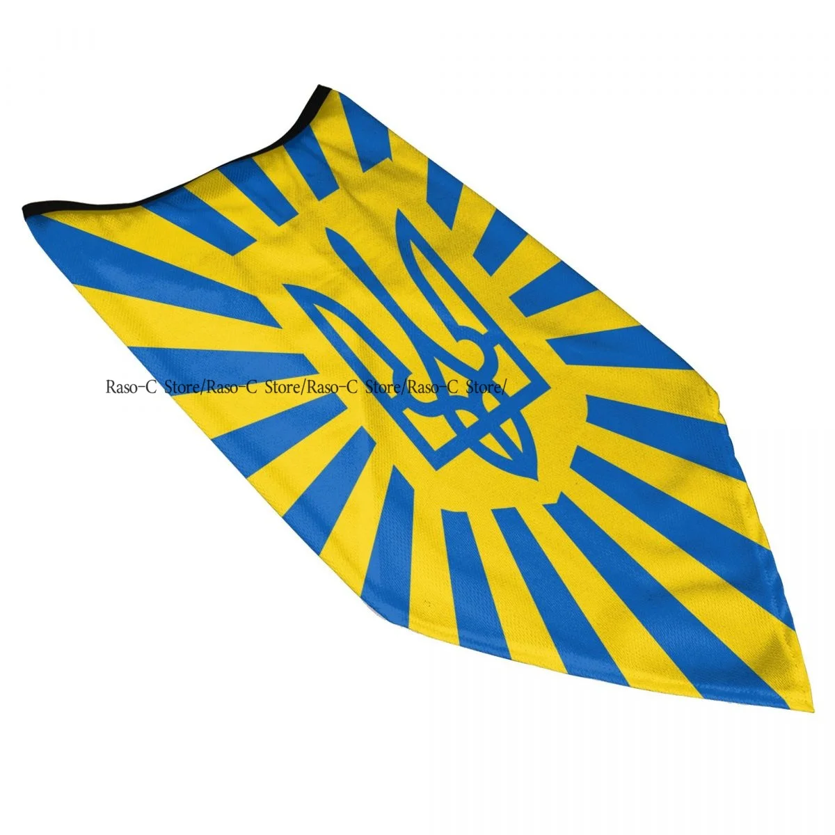 Windproof Dust Face Mask Ukraine Flag Breathable Ice Silk Neck Cover Balaclava Bandana Scarf Wrap