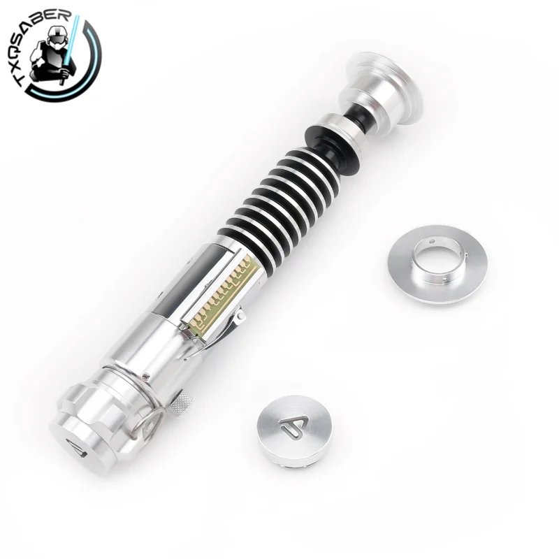 TXQSABER Luke V2 Skywalker Heavy Dueling Lightsaber Metal Hilt with Core Parts Gesture Ignition Tip Drag Lasers word Cosplay Toy