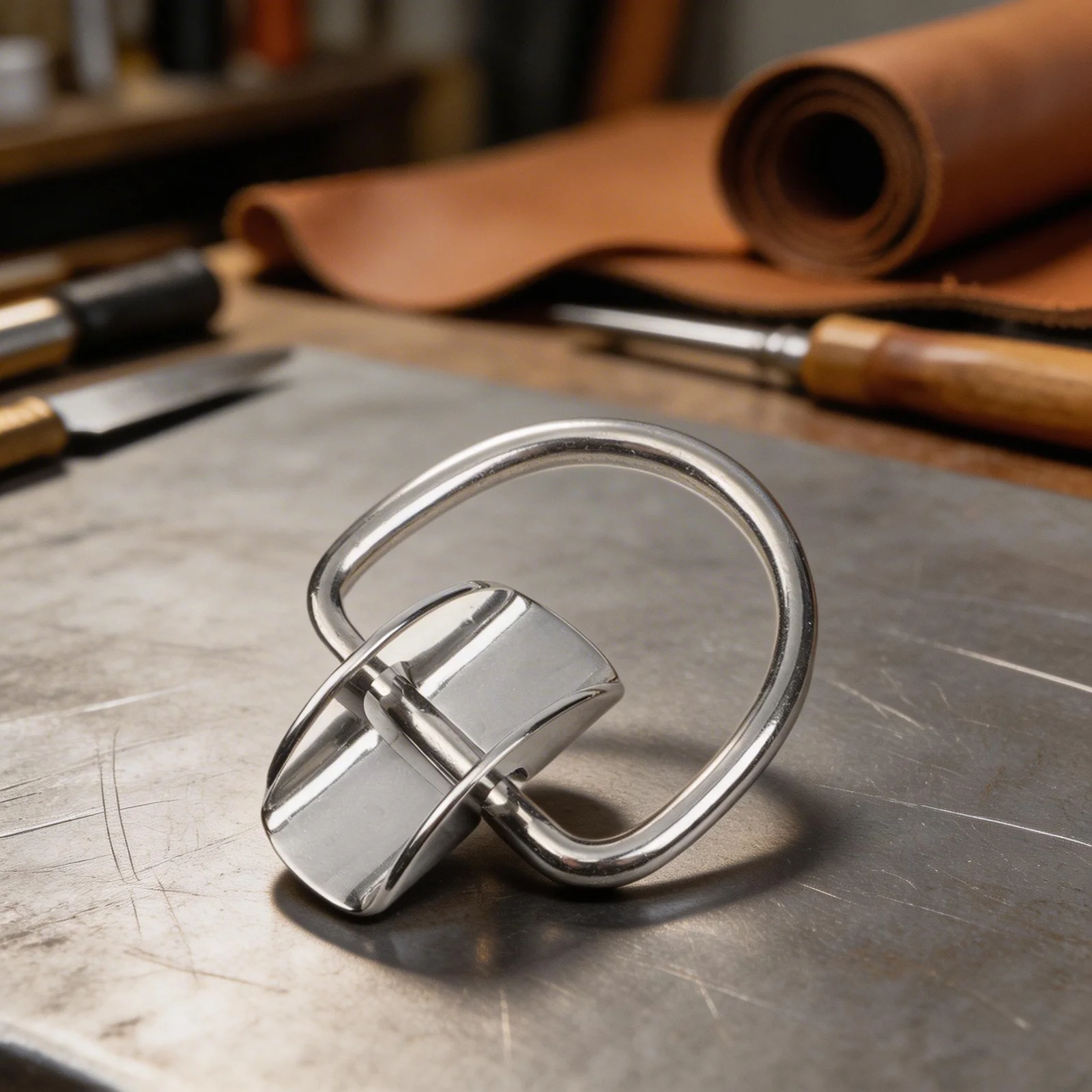 316 stainless steel D ring clamp for side mounted For Scuba diving air cylinders stabilizes and secures accessories
