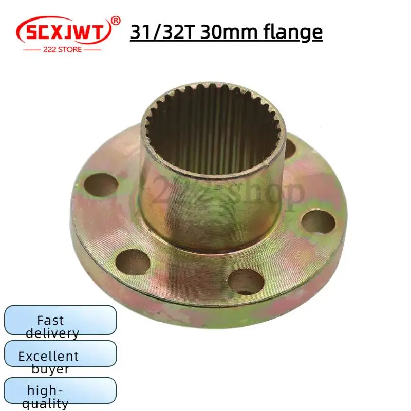 

31/32T Teeth Hub For 50cc-250cc ATV Go kart UTV Buggy Golf Cart Quad Bike Rear Axle Brake Disc Sprocket Mount