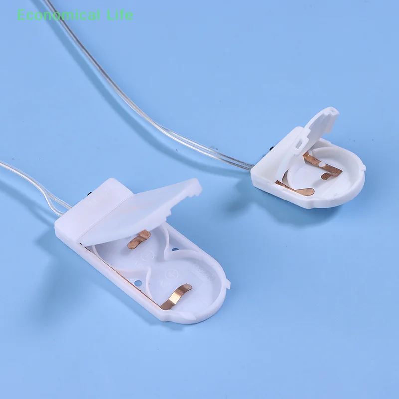 10Pcs Battery Holder With Line On Off Switch Battery Holder Coin Cell Holder 1 X 3V/2 X 3V CR2032 LIR2032 Battery Holder Button
