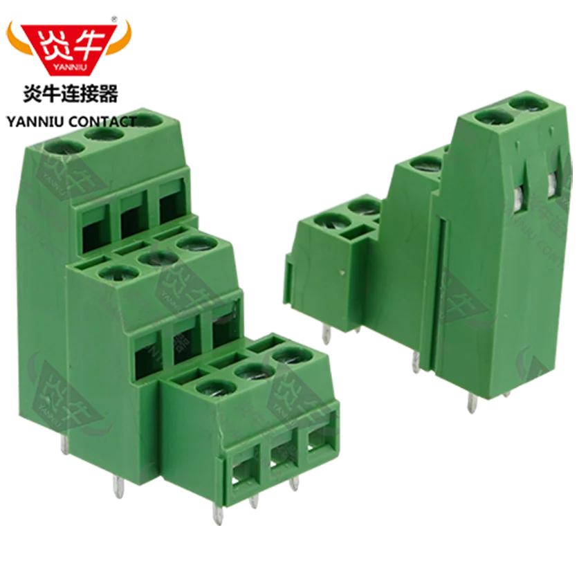 YN127A3 DG500A3 5.08mm 2P 3P PCB  3 Layer UNIVERSAL SCREW TERMINAL BLOCKS 2PIN 3PIN PHOENIX DEGSON