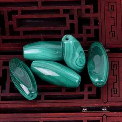 10x20mm Natural Malachite Stone Oval Shape Loose Beads High Quality DIY Jewelry Accessories 1 Pcs yw55