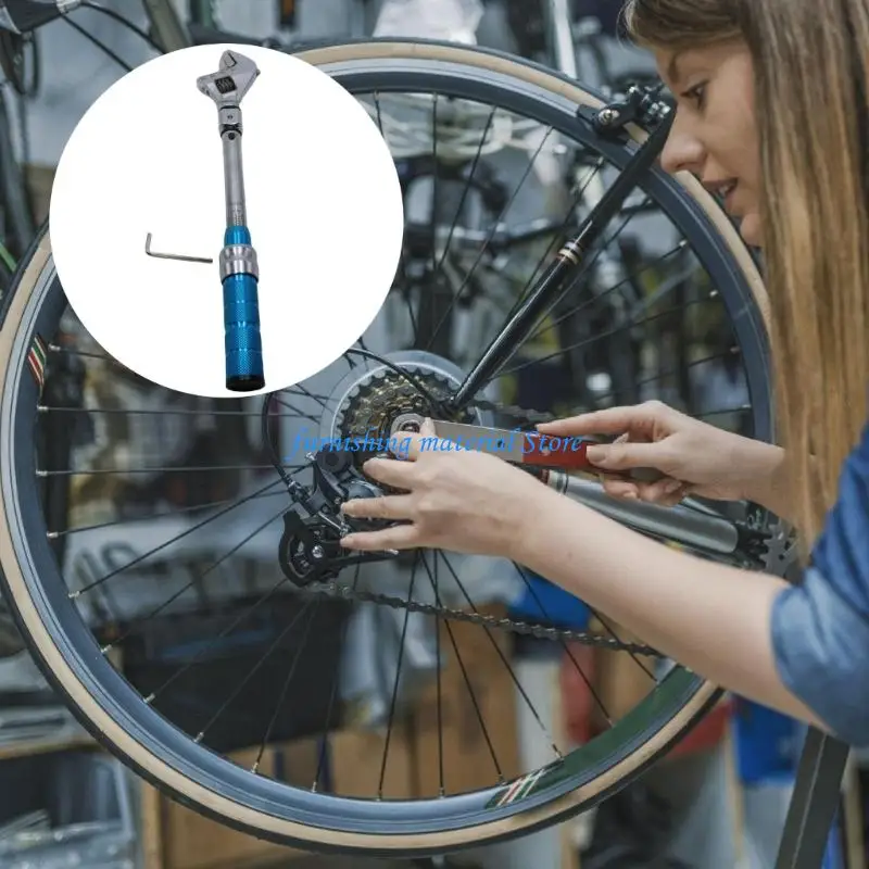 

Y5GD Ergonomic Torque Wrench 5-25Nm Preset Adjustable Ratchet 0-30mm Rotating Head Suitable For Bike Motorcycle Home Repair