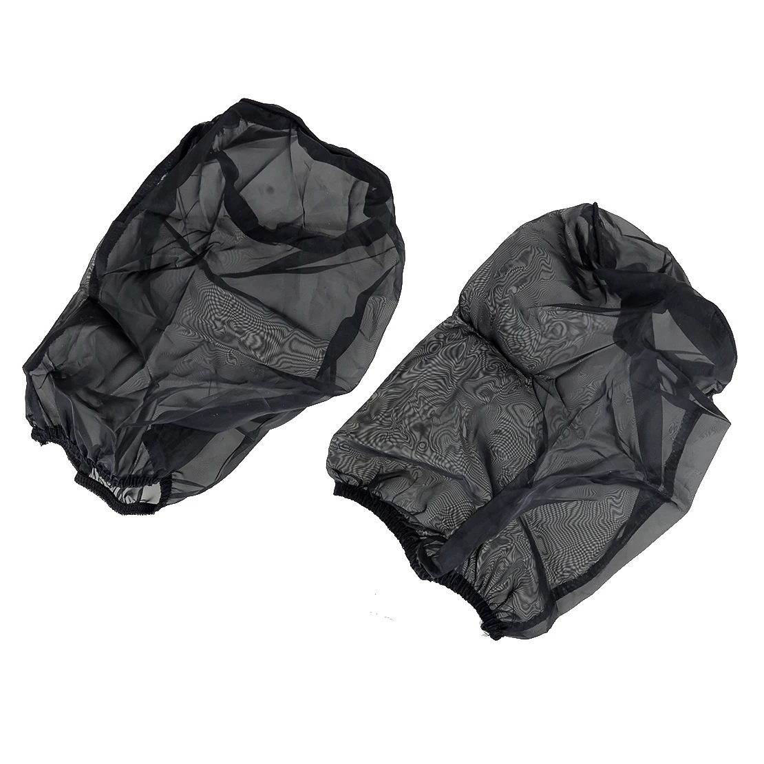 2Pcs 35mm Pods K+N Style Air Filter Outerwears Protector Cover Waterproof Polyester Cloth Black New Fit for Yamaha ATV Banshee