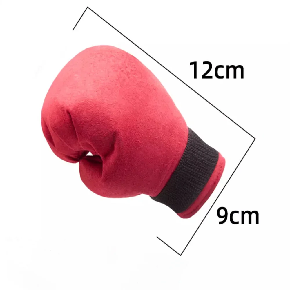 Boxing Glove Car Shift Knob Cover Manual Car Handle Gear Lever Decoration Cover Automobile Interior Accessories