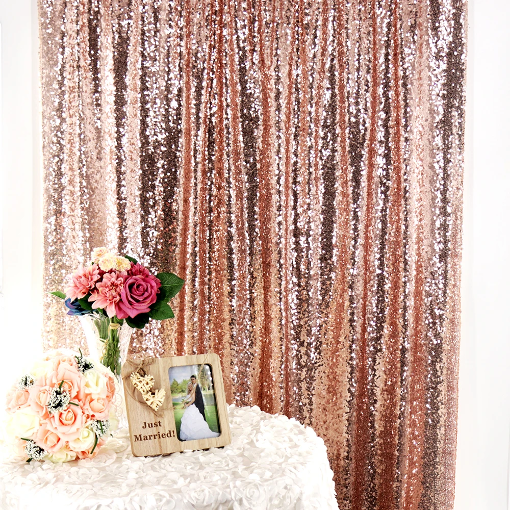 Sequin Curtain Shiny Backdrop Sparkling Shimmer Restaurant Curtain Background Wedding Photography Studio Home Party Decor