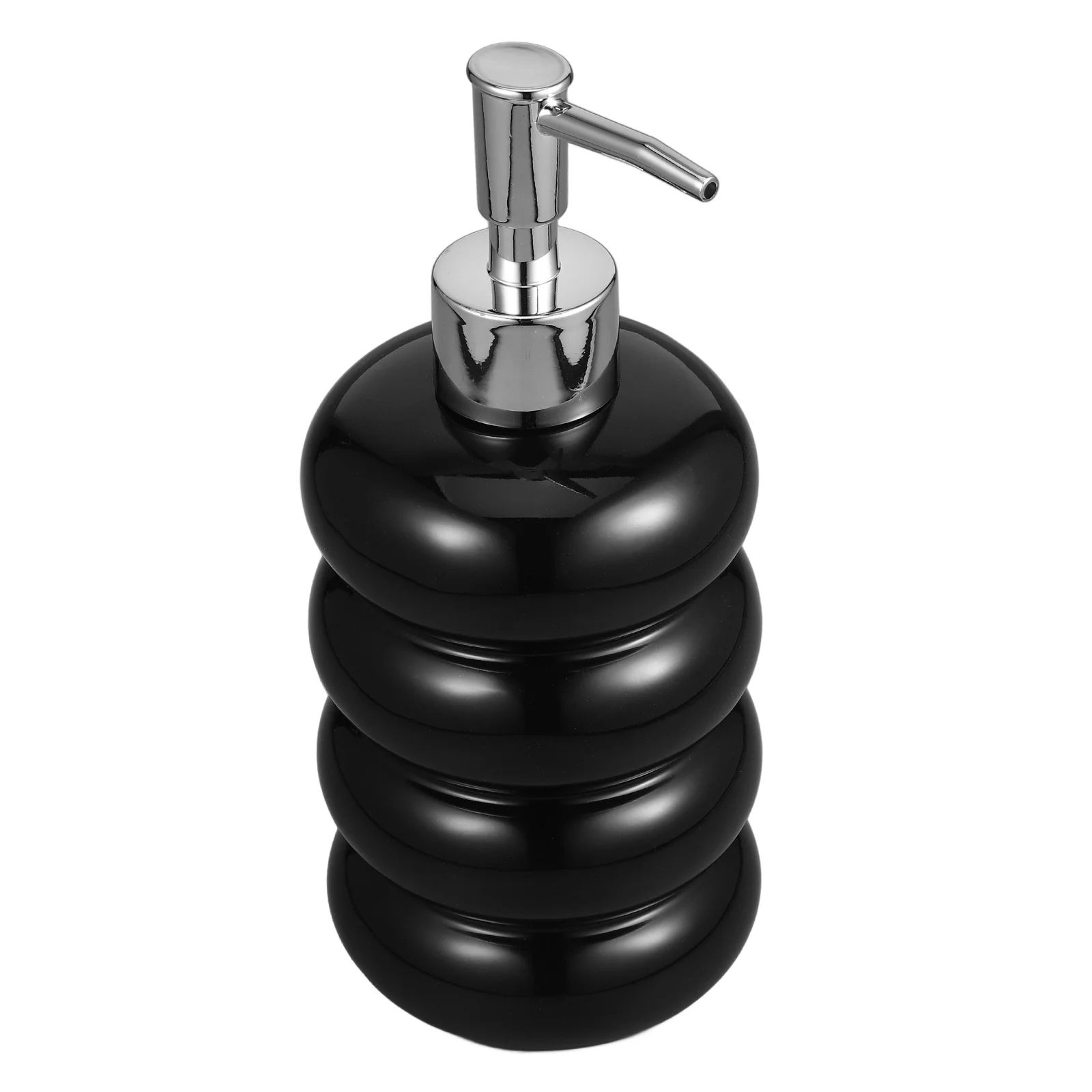 

Bottle with Pump Dispenser Ceramic Soap Bath Hand Liquid Empty Lotion Kitchen Bathroom Dispensers