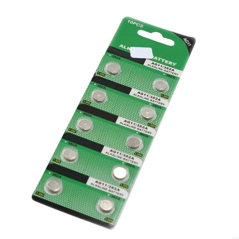 حزمة من 10 بطاريات خلية زر AG11 LR721 عروض موثوقة للساعات والآلات الحاسبة وأجهزة الألعاب والأدوات اليومية #3
