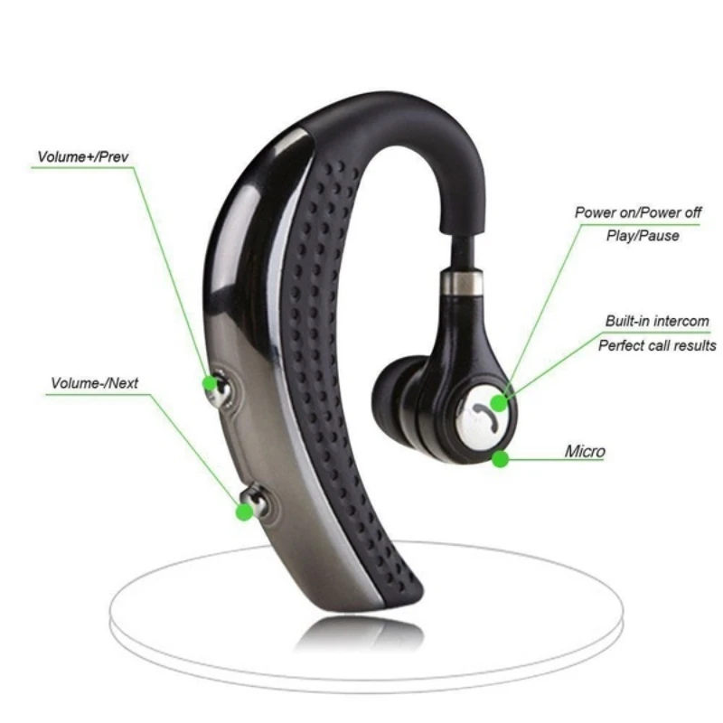 Беспроводная гарнитура bluetooth 5,1, наушники-вкладыши с микрофоном и микрофоном