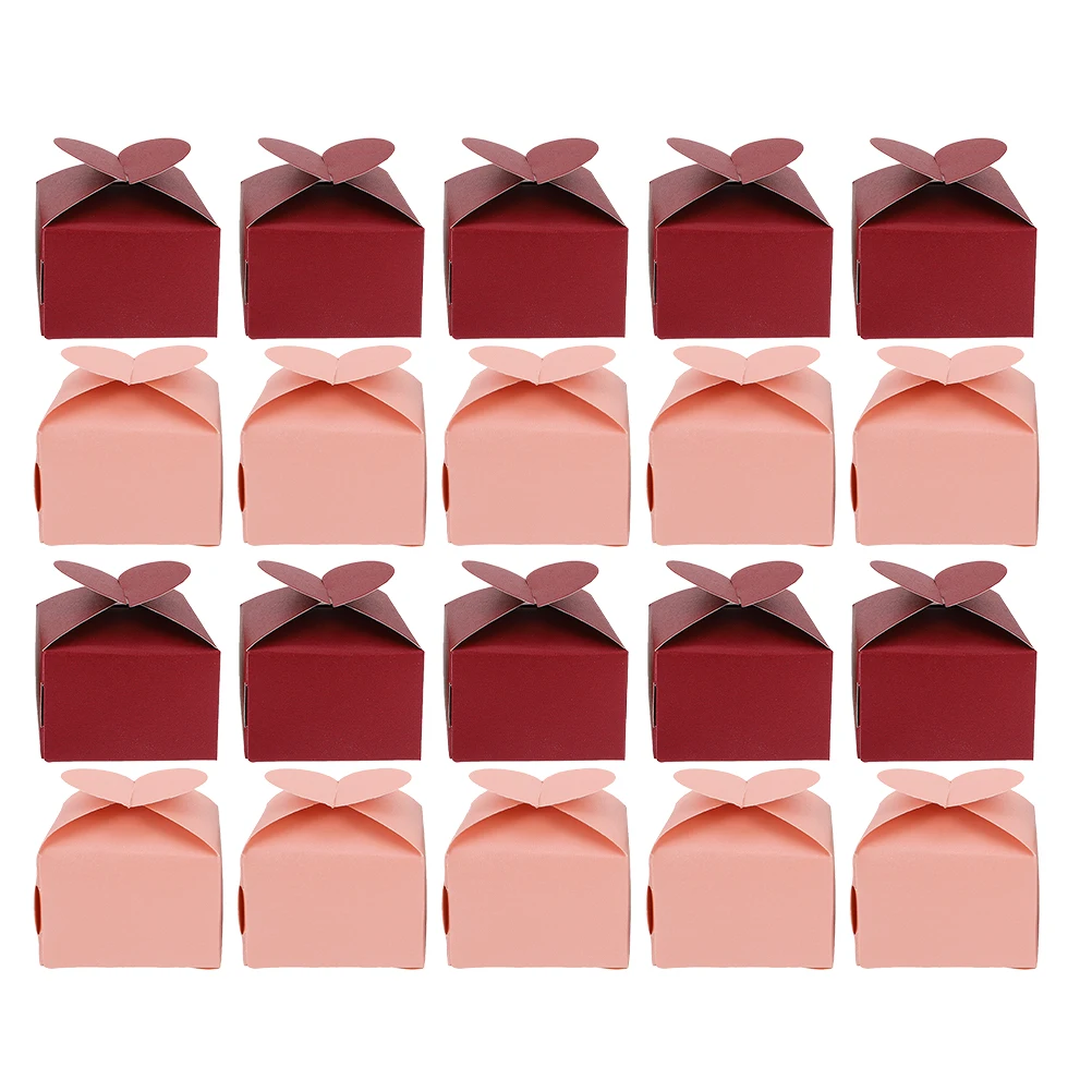 

100 Pcs Candy Box Macarons Boxes Wedding Favor Container Mini Packing Containers Treat