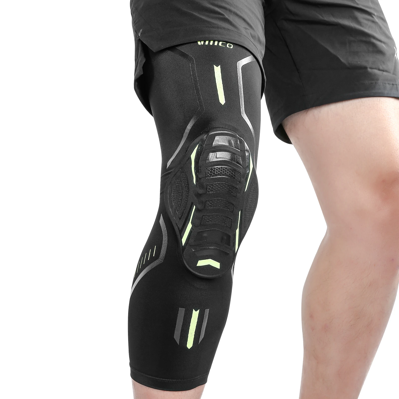 1 Stück Kniebandage Kompressions-Knieunterstützung Stoßfeste Knieschoner Kniemanschette für Laufen Arthritis Gelenkschmerzen Linderung Männer Frauen