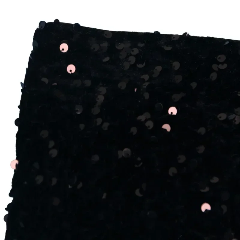 GUWU paillettes paillettes Sexy fête femmes robes anniversaire discothèque Tube bretelles col en v gland ourlet bal robes de Cocktail