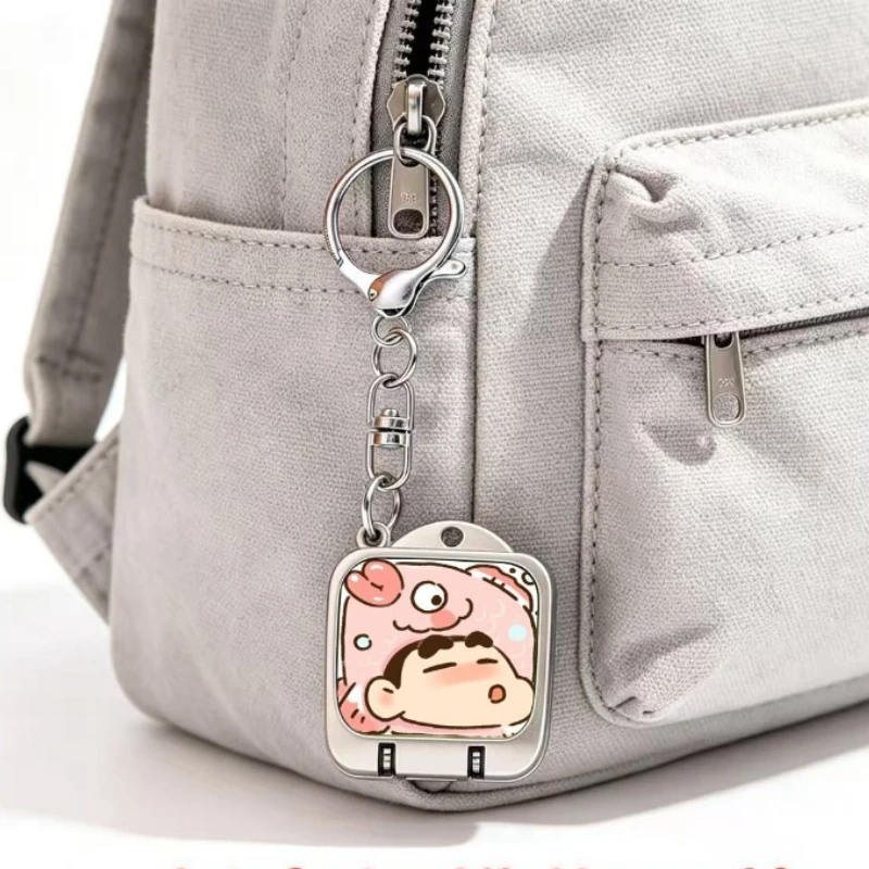 Neuer Crayon Shin-chan Nohara Shinnosuke 2D Kreativer Tragbarer Nagelknipser Anime-Merchandise Cartoon Mini-Nagelknipser Schlüsselanhänger – Detail 2