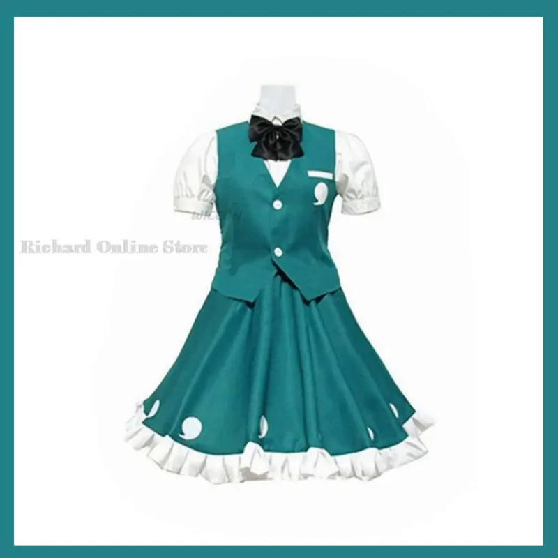 Anime Game Touhou Project Youmu Konpaku Cosplay Costume Perfect Cherry Blossom Wig Green JK Uniform Woman Kawaii Carnival Suit