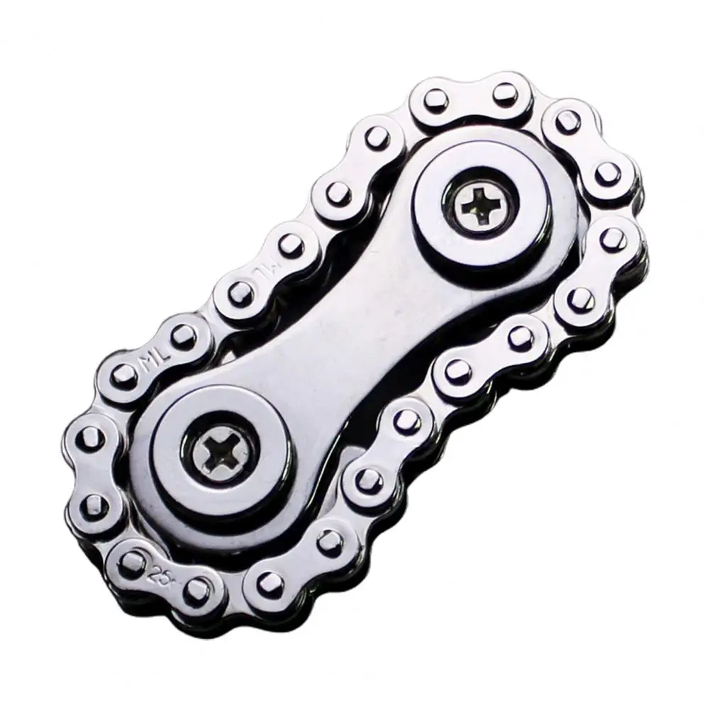 Finger Toys Flywheel Fidget Toy Miniature Relieve Boredom Cute Fingertip Sprocket EDC Metal Toy Gear Chain