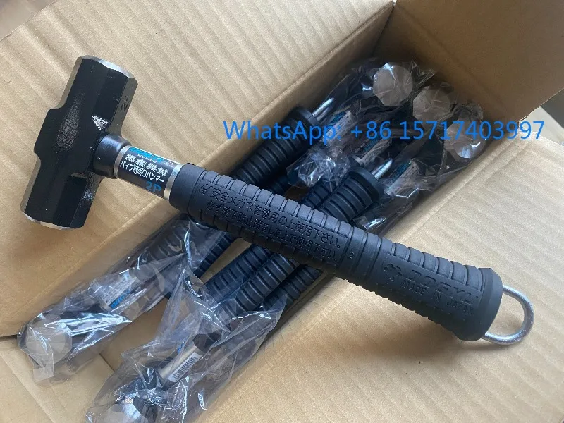 

Японский молоток для земли быка DOGYU, восьмиугольная конструкция головки молотка, авторемонт, каменщик, плотник