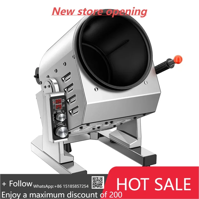 المهنية التلقائي تحريك فراي روبوت مصنع 3500 واط عالية الطاقة المنزلية المطبخ الدورية ووك وعاء آلة الطبخ