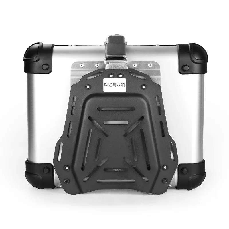 RTS 45L Universal Waterproof Motorcycle Aluminum Top Rear Luggage Tail Tool Box Trunk Helmet Case Storage Locked Accessories