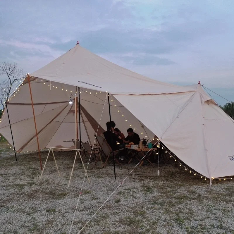 Big A tower canopy outdoor large set of camping tents, rainproof awnings