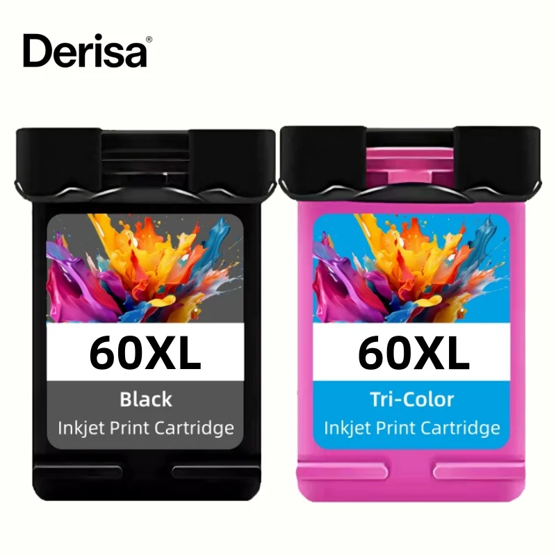

Replacement for HP 60 XL Ink Cartridge for HP60 60xl Deskjet F2480 F2420 F4480 F4580 F4280 D2660 D2530 D2560 PhotoSmart C4680