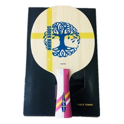 Stuor-raqueta de tenis de mesa interior de carbono, palas de Ping Pong, fibra de carbono integrada, ataque rápido, novedad