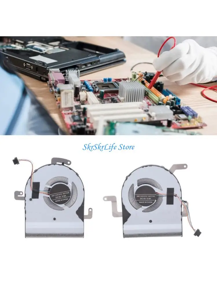 E65E CPU GPU Cooling Fan Heatsink Laptop Graphics Card Cooling Fan For N580 N580VD