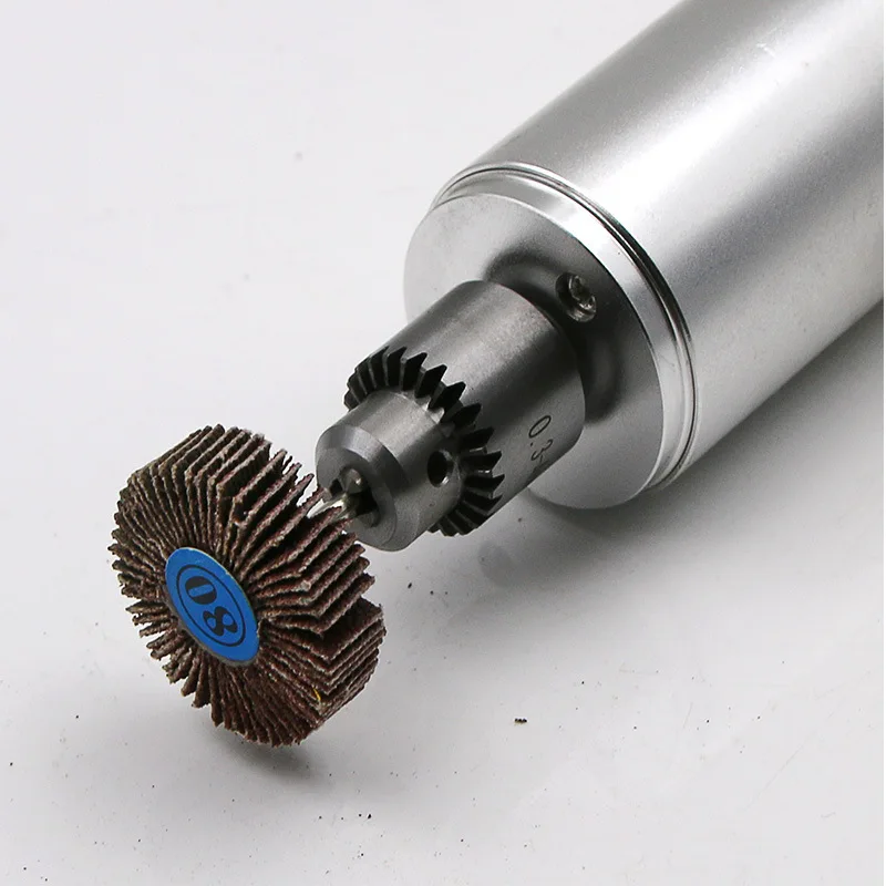 1PC Louver Grinding Head Abrasive Cloth Grinding Head with Shank Impeller Metal Woodworking Polished T-grinding Head