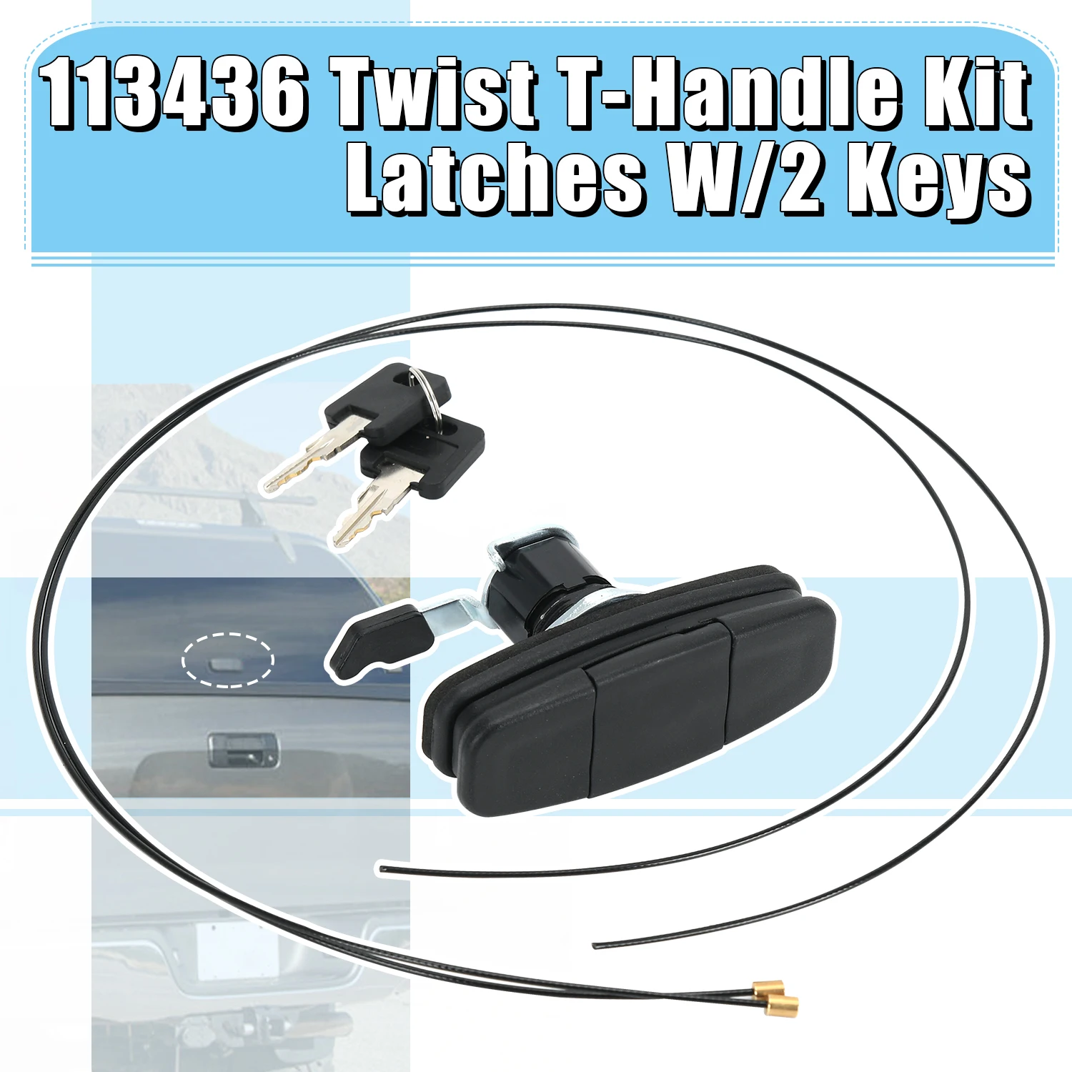 Truks Twist Lock Handle Kit 113436 for Leer Truck Caps 100XQ/100XL/100XR/TSC700