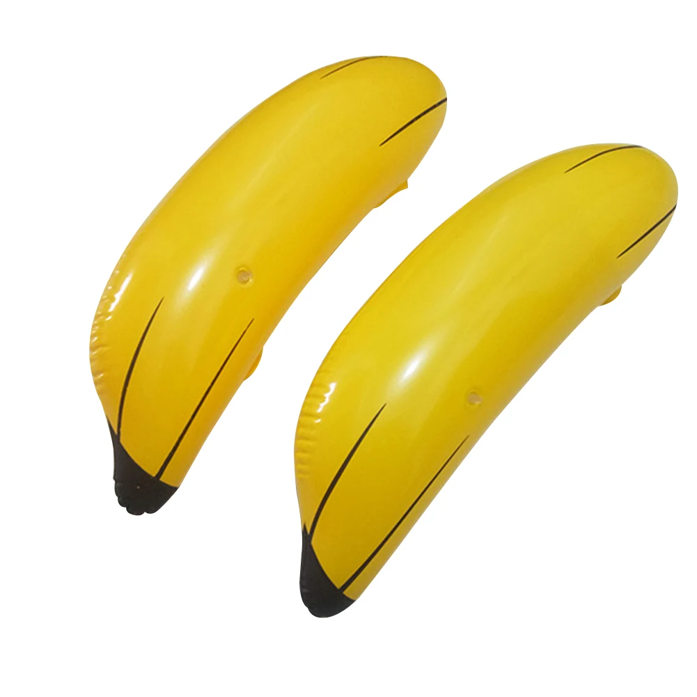 Inflatable Banana PVC Blow Up Pool Water Beach Party Cute Shape Children Toys