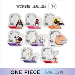 Genuine anime one piece  LUFFY acrylic standing brand GEAR1-5 Luffy standing brand ornament new periphery