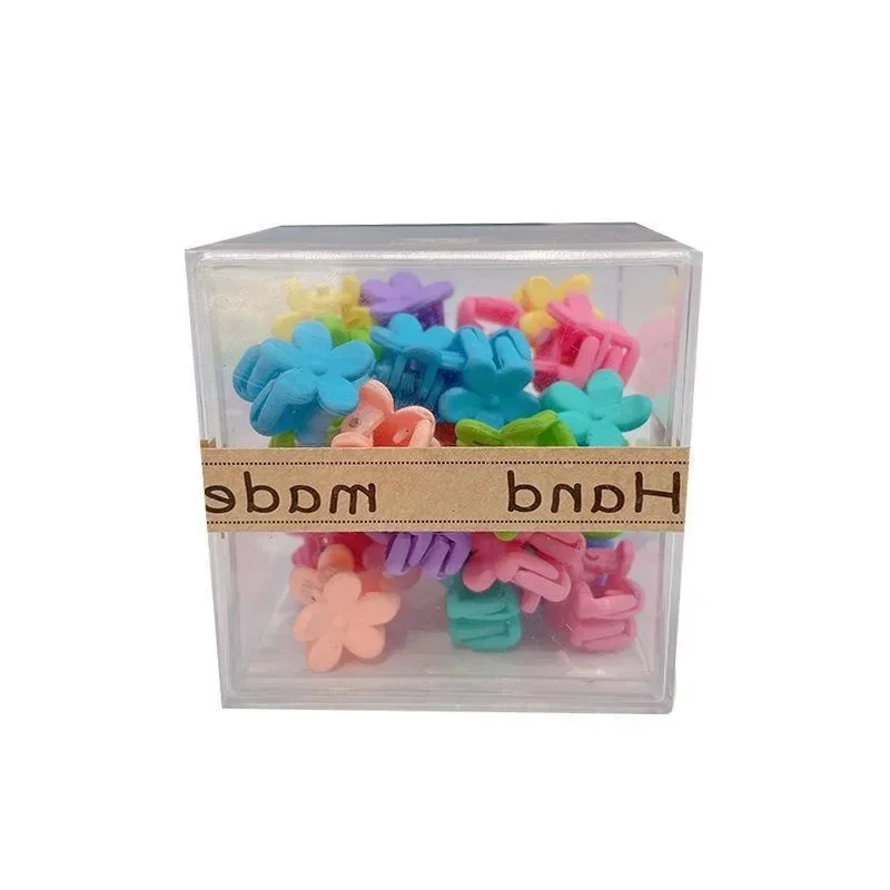 Korean Style Cute Kids Small Hair Clip Cartoon Animal Color Hair Ornament 36Pcs Box Small Grabber Clip Girl Coiled Hair Headgear