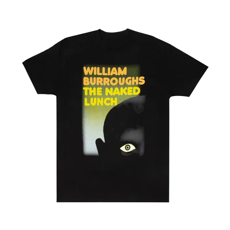 

Футболка William Burroughs Naked Lunch, хлопковая, молодежная, модная, летняя, с круглым вырезом, устойчивая к сминанию