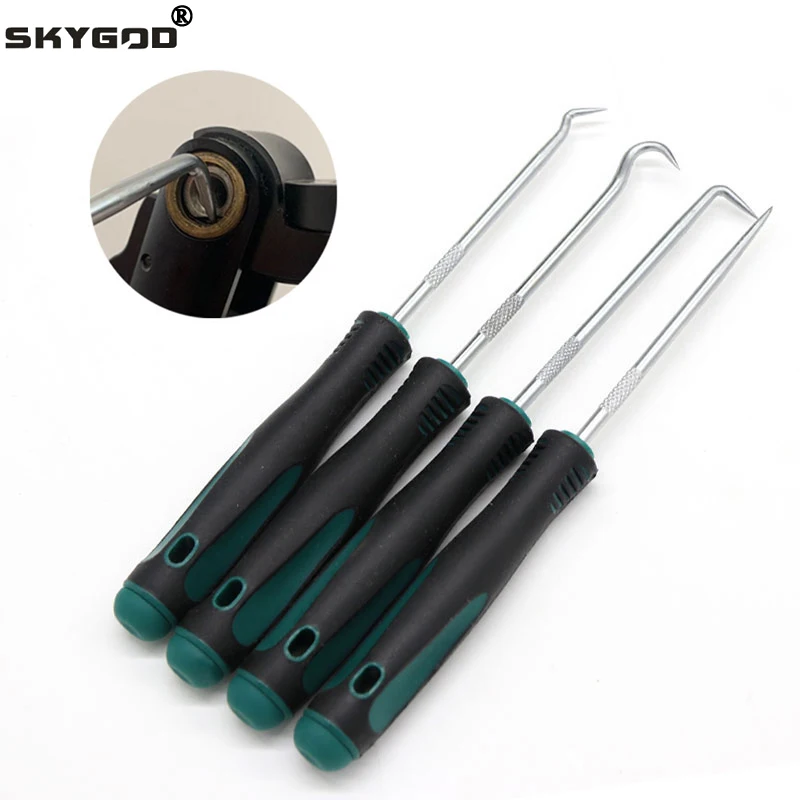 

4-piece Set of 165/135mm Car Oil Seal Screwdriver Set O-ring Seal Washer Remover Pick Car Repair Tool