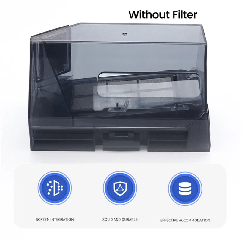 AT02-Dust Box For Ecovacs Deebot X8 Pro Plus / T80 Vacuum Cleaner Parts Replacement Parts Trash Dust Box