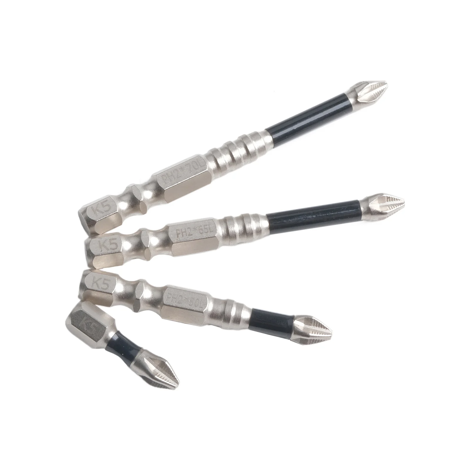 Punta de destornillador cruzado PH2 Punta de destornillador Destornilladores eléctricos Compatible con taladros manuales Compatible de alta resistencia