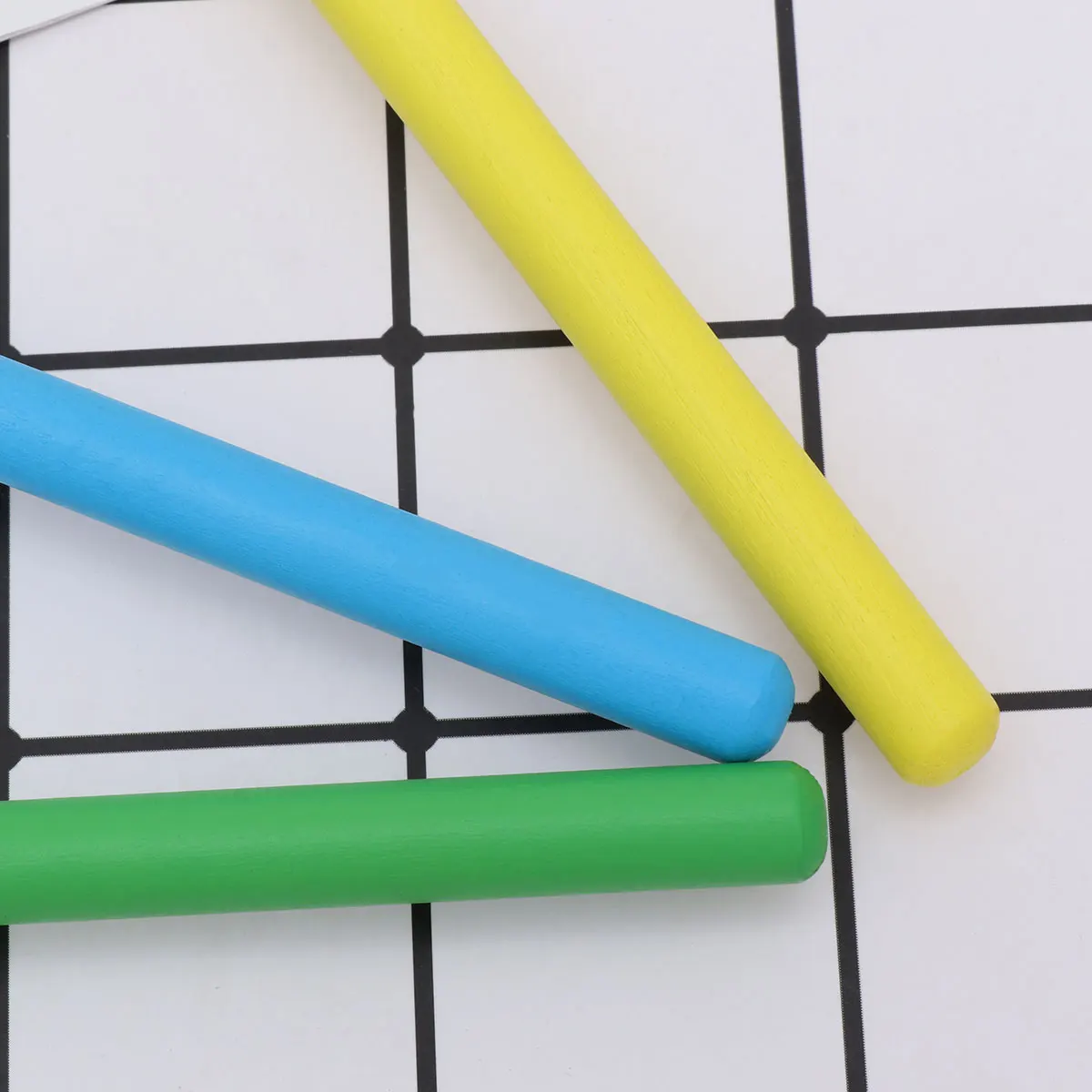 

3Pcs Wood Shaking Toys Bright Colors Baby Educational Drum Creative Hand Crank Infant Gift Assorted Color for Kids