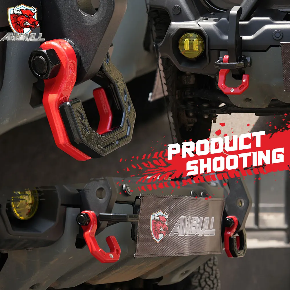 Ambull سعر المصنع حار بيع 4x4 الانتعاش المجلفن الصلب على الطرق الوعرة الإنقاذ الانتعاش 3/4 بوصة مكافحة سرقة سحب سبليت تكبل